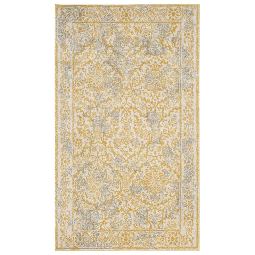 Safavieh Evoke EVK242S-4 4&#39; x 6&#39; Ivory/Gold Area Rug, , large