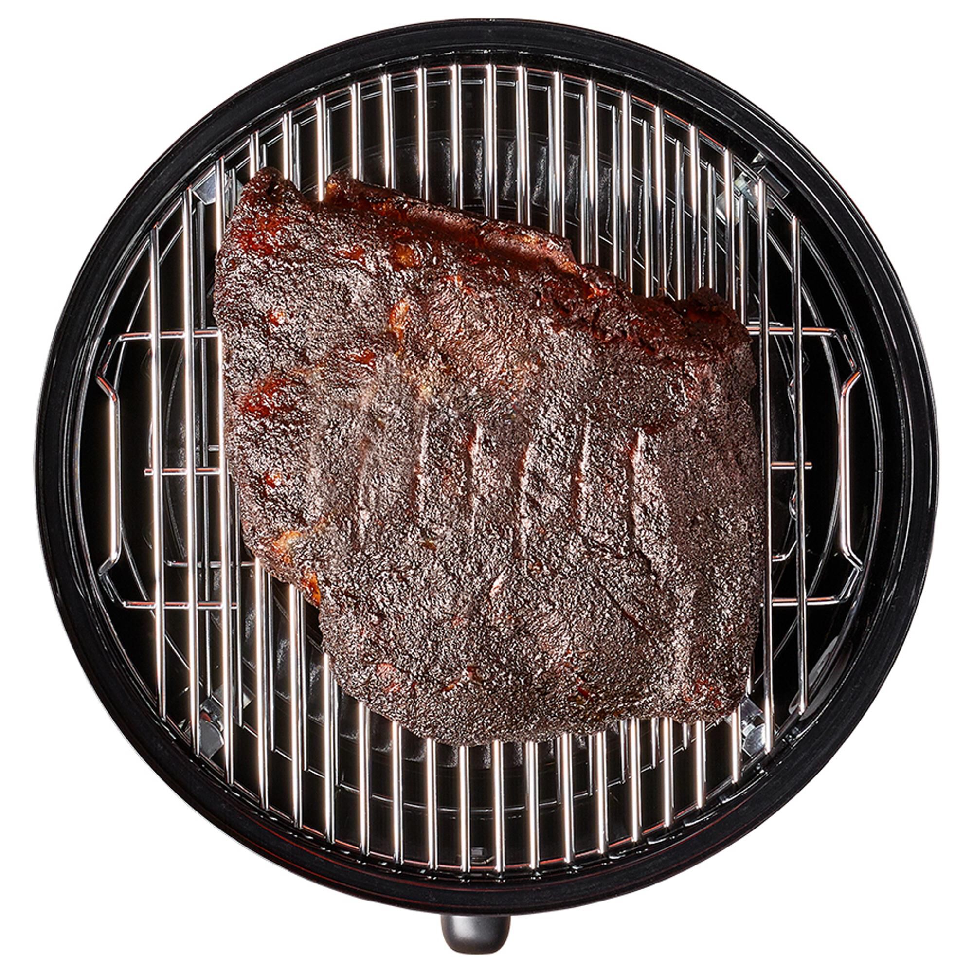 Weber 22 Smokey Mountain Cooker Smoker in Black NFM