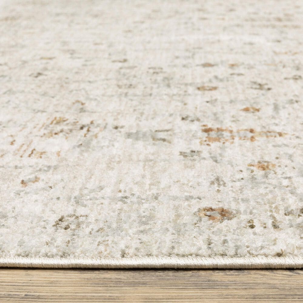 Oriental Weavers Avalon Ivory and Beige 2'7" x 7'7"Runner, , large