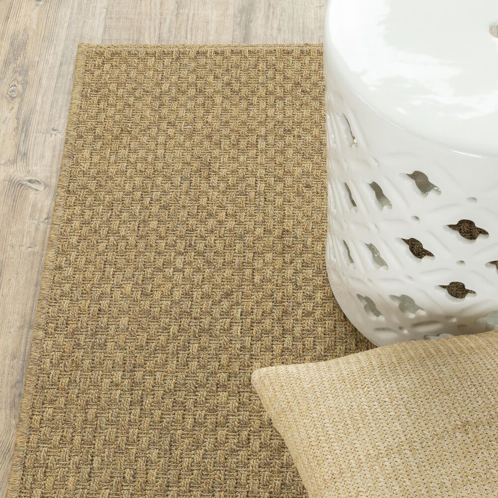Oriental Weavers Karavia 2160N 2&#39;3&quot; x 7&#39;6&quot; Tan Area Rug, , large