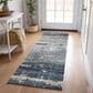 37B Nouveau NV3 2"3" x 7"6" Navy Indoor/Outdoor Runner, , large