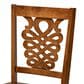 Baxton Studio Gervais Side Chair in Walnut Brown (Set of 2), , large