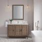 James Martin Vanities Portland 48" Single Bathroom Vanity in Whitewashed Walnut with Single Hole 3 cm White Zeus Quartz Top and Rectangular Sink, , large
