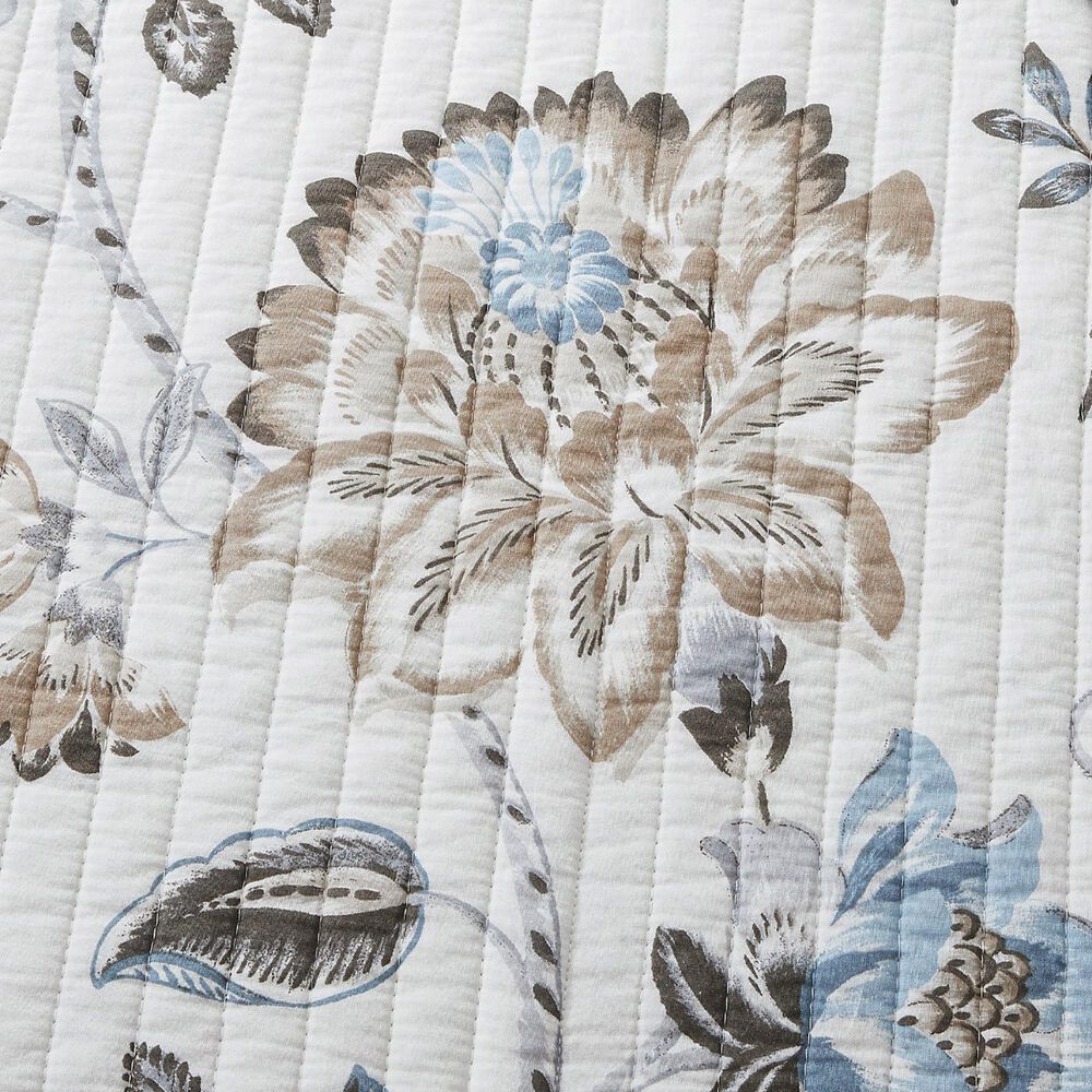 Levtex Maileen 3-Piece King/California King Quilt Set in Neutral Blue, Taupe and Cream, , large