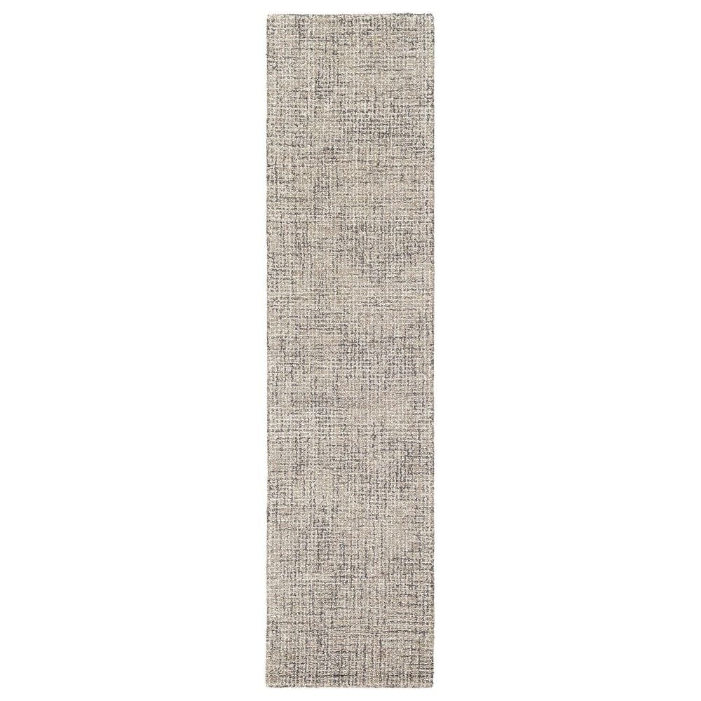Surya Aiden 2" x 8" Gray and Ivory Runner, , large