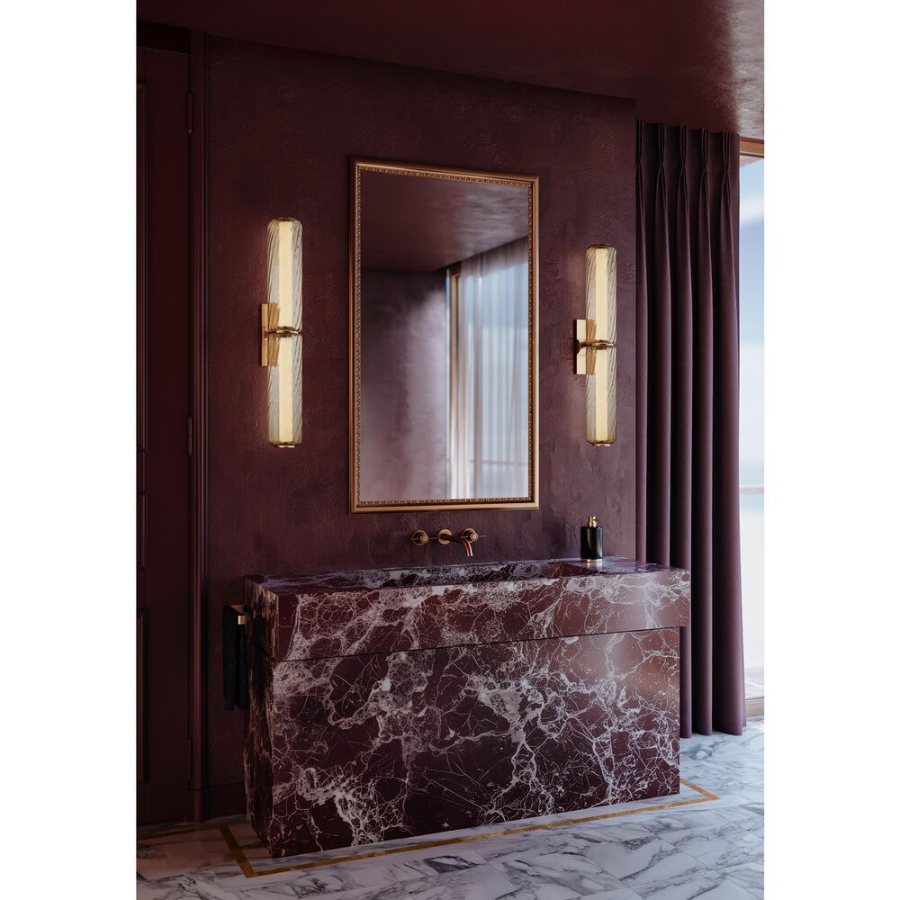 Corbett Lighting Tuscany 2-Light Bath Vanity in Vintage Brass, , large