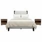 Riverside Furniture Delia Queen Panel Bed with Two Nightstands in Nouveau Walnut, , large