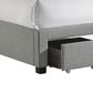 Intercon Full Upholstered Storage Bed in Gray, , large