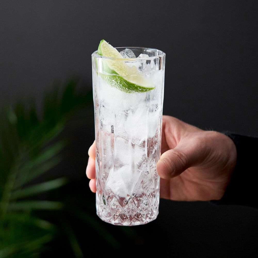 True Admiral Crystal Highball Glasses in Clear &#40;Set of 4&#41;, , large