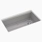 Kohler Billings 32.5" Undermount Single-Bowl Kitchen Sinks in Matte Grey, , large