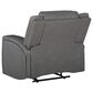 Ashley Brixworth Manual Zero Wall Recliner in Slate, , large