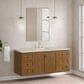 James Martin Laurent 60" Single Bathroom Vanity in Honey Oak with 3 cm Siberian Silestone Top, Rectangular Sink and FreePower Wireless Charger, , large