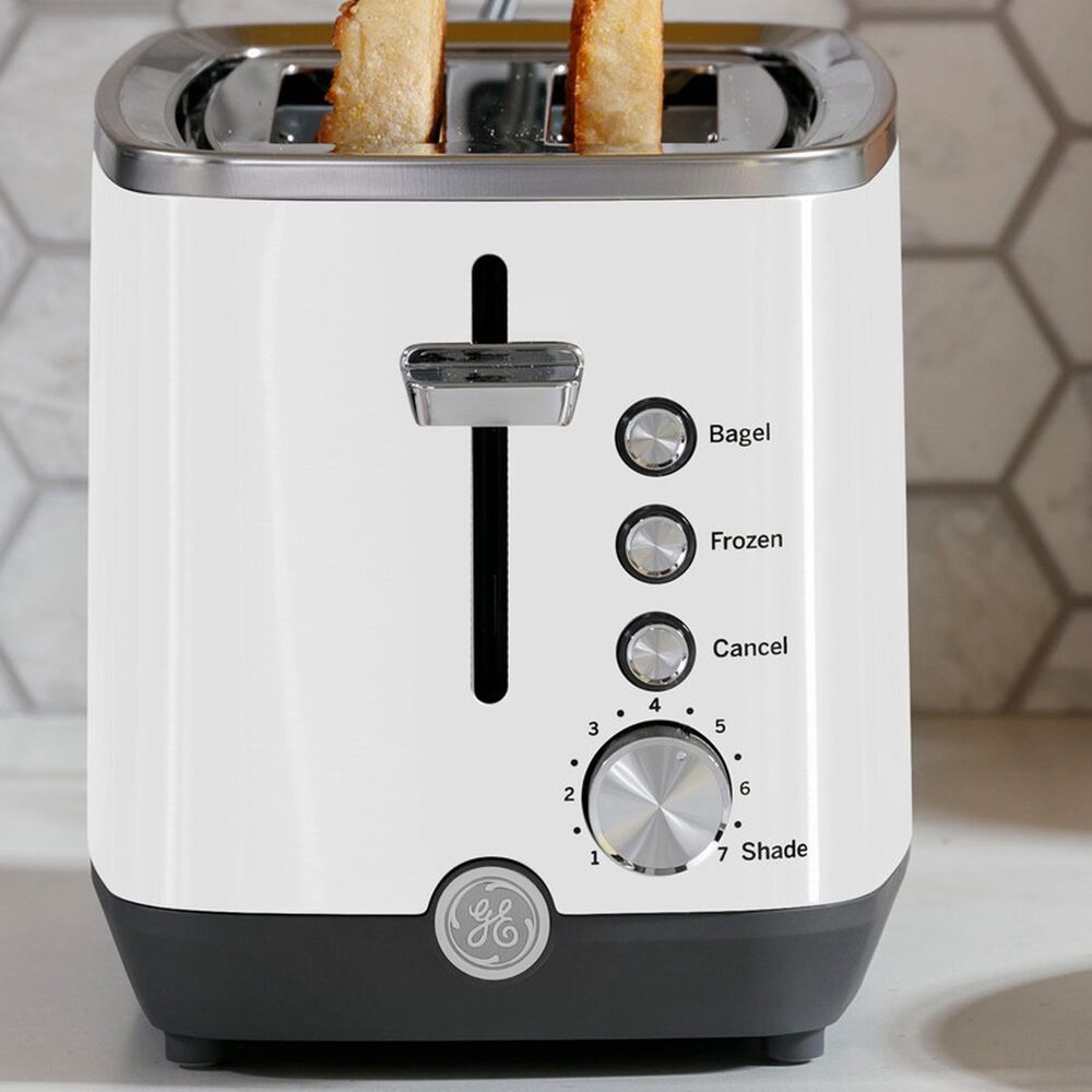GE Appliances 2-Slice Toaster in White, , large