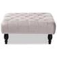 Baxton Studio Keswick Cocktail Ottoman in Grey, , large