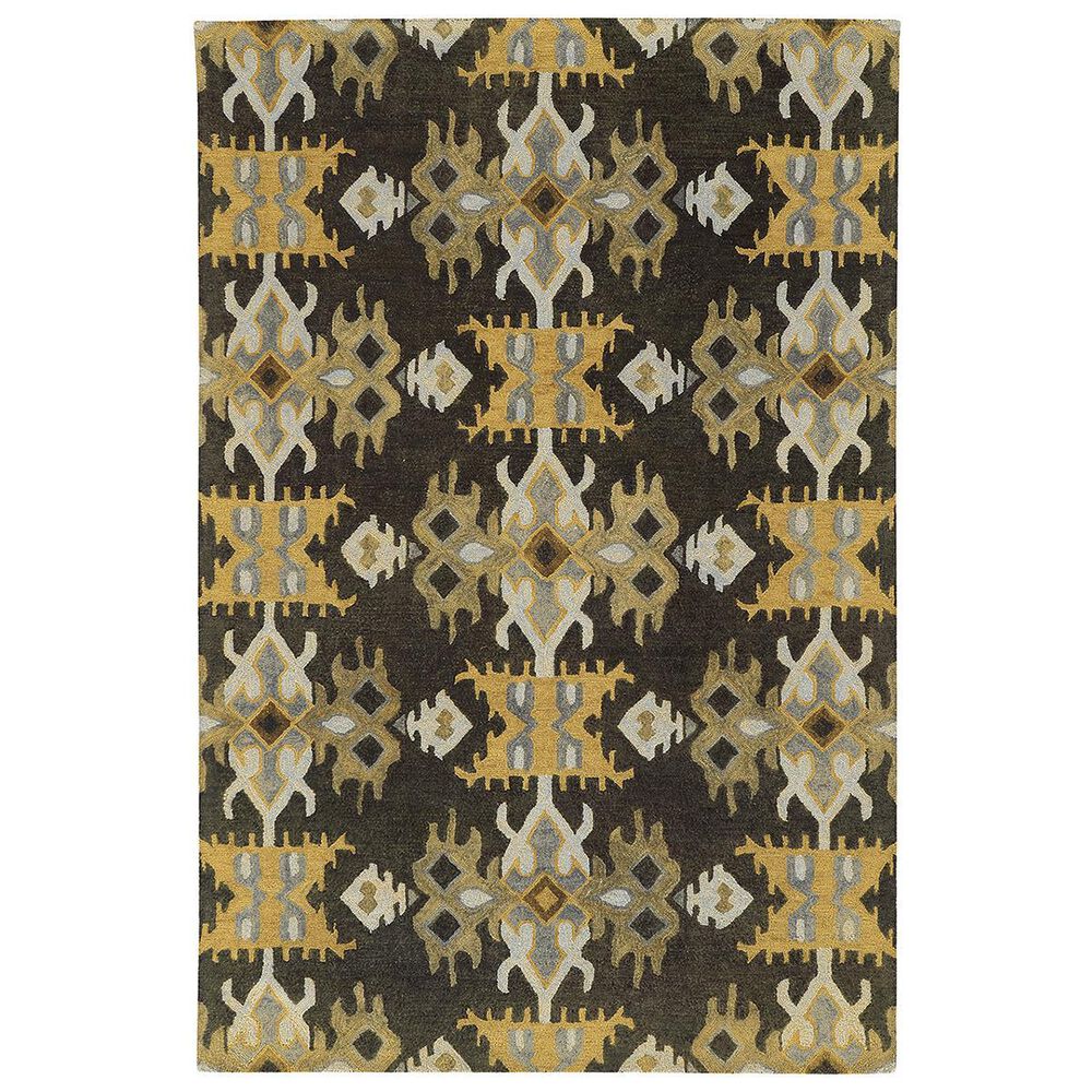 Oriental Weavers Jamison 53305 8' x 10' Black and Gold Area Rug, , large