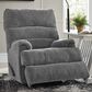 Signature Design by Ashley Man Fort Manual Rocker Recliner in Graphite, , large