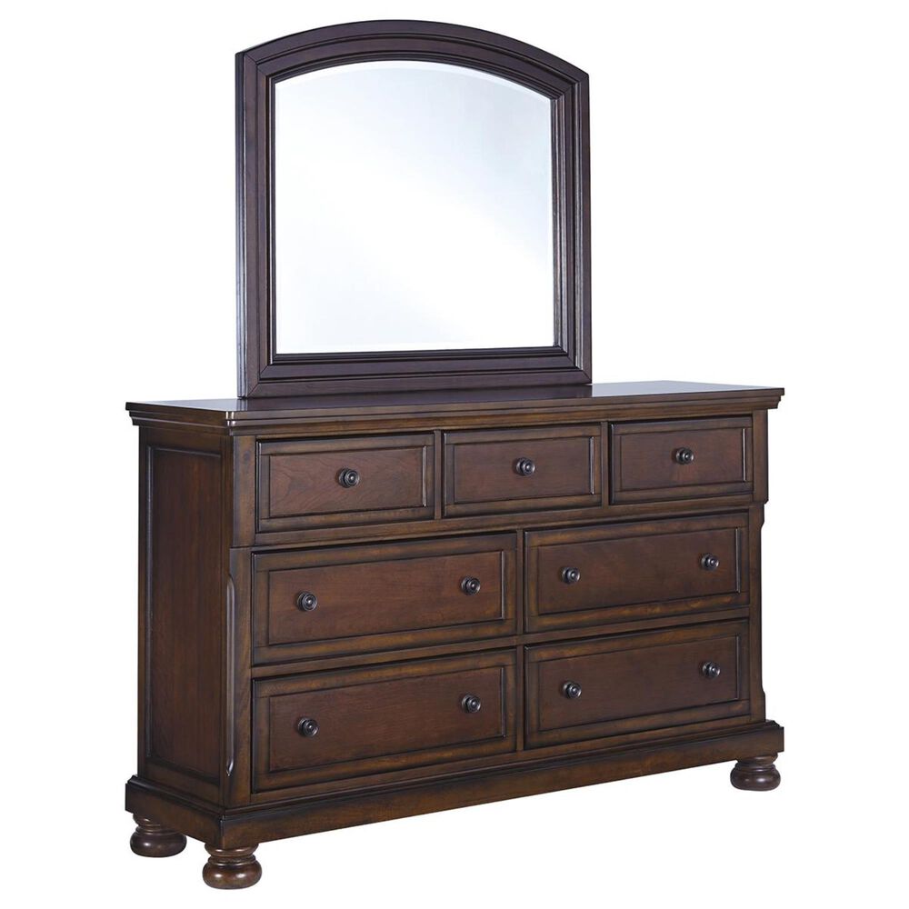Millenium Porter 4-Piece King Storage Bedroom Set in Burnished Brown, , large