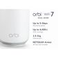 NETGEAR Orbi 370 Dual-Band Wi-Fi 7 Mesh Router in White (3-Pack), , large