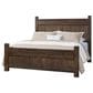 Viceray Collections Joinery Queen Poster Bed in Espresso Oak, , large