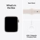Apple Watch SE GPS 40mm Starlight Aluminum Case with Starlight Sport Band - S/M, , large
