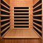 EZlife 1-Person Low EMF Infrared Solo Sauna with Red Light in Charcoal Gray, , large