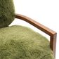 Furniture of America Lumir Long-Haired Accent Chair in Green, , large