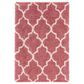 Safavieh Venus Shag 4" x 6" Pink and Ivory Area Rug, , large