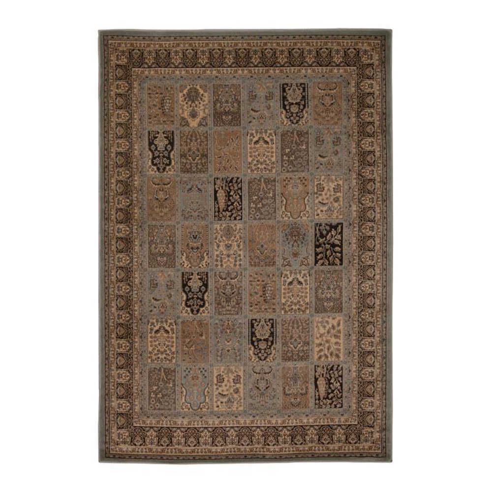 Nourison Ararat ARA01 5'3" x 7'4" Navy Area Rug, , large