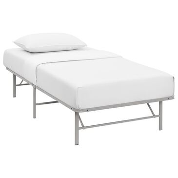 Modway Horizon Platform Twin Bed Frame in Gray, , large