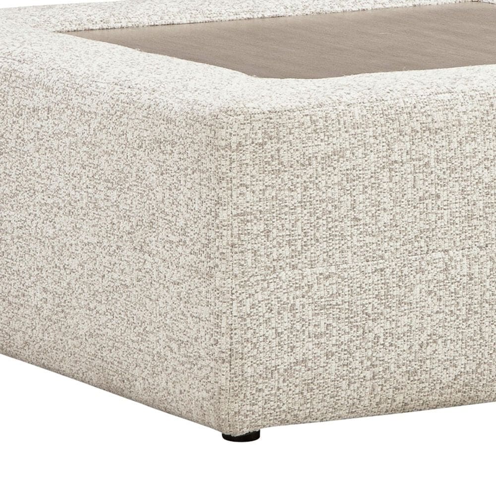 Ashley Ashbourne Estate Oversized Accent Ottoman in Snowstone, , large