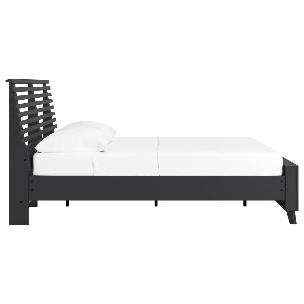 Ashley Danziar Full Slat Panel Bed in Black, , large