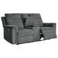 Ashley Barnsana Power Reclining Loveseat in Gravel, , large