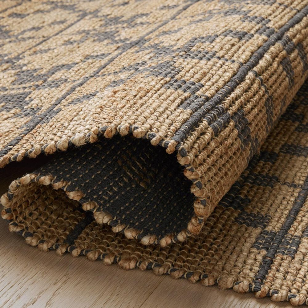 Chris Loves Julia x Loloi Judy 5&#39; x 7&#39;6&quot; Natural and Graphite Area Rug, , large