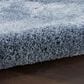 Nourison Dreamy Shag Solid 9" x 12" Light Blue Area Rug, , large
