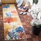 Safavieh Cabana CBN831A 2" x 10" Creme and Red Indoor/Outdoor Performance Runner, , large