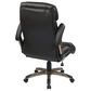 Valor Living Executive Chair with Flip Arms in Cocoa, , large