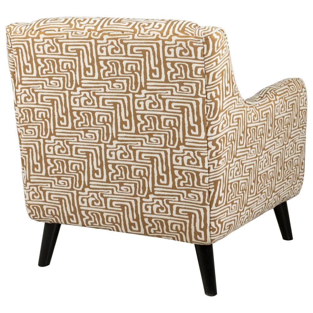 Fusion Furniture Durango Pewter Accent Chair in Zeitgeist Squash, , large