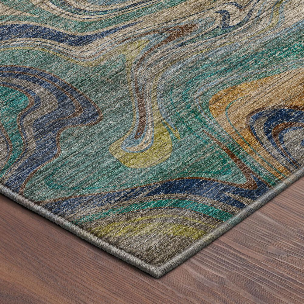 Dalyn Rug Company Nexus NX6 Teal 1'8" x 2'6" Area Rug, , large