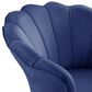 HOMLUX Scalloped Back Accent Chair in Blue, , large