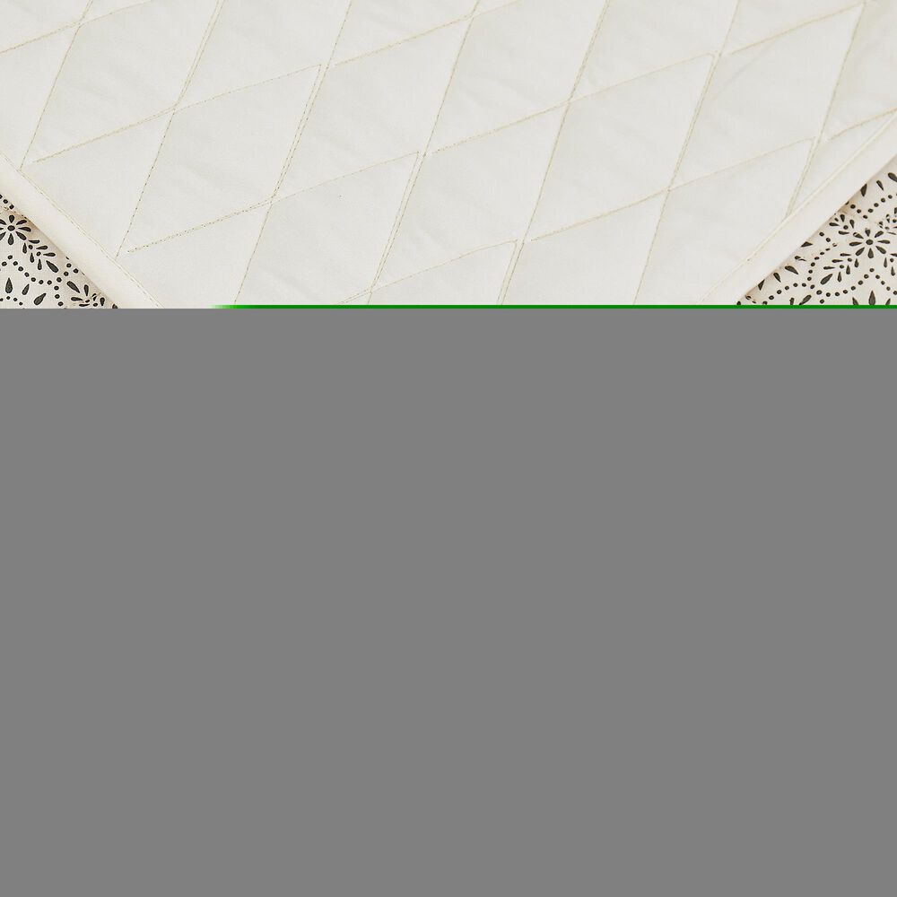 Pem America Chase 3-Piece Full/Queen Quilt Set in Cream and Black, , large
