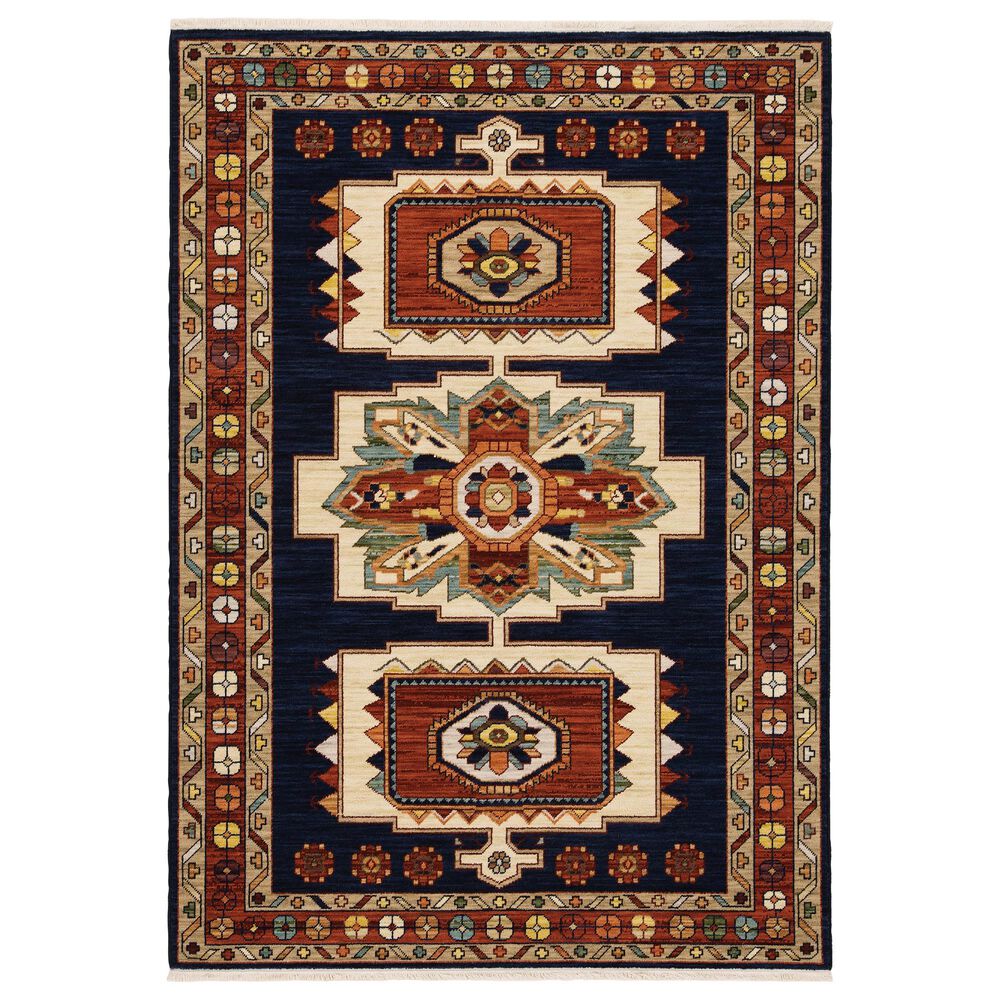 Oriental Weavers Lilihan Blue 7"10" x 10"10" Area Rug, , large