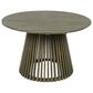Hearth and Haven Outdoor Round Dining Table in Grey - Table Only, , large