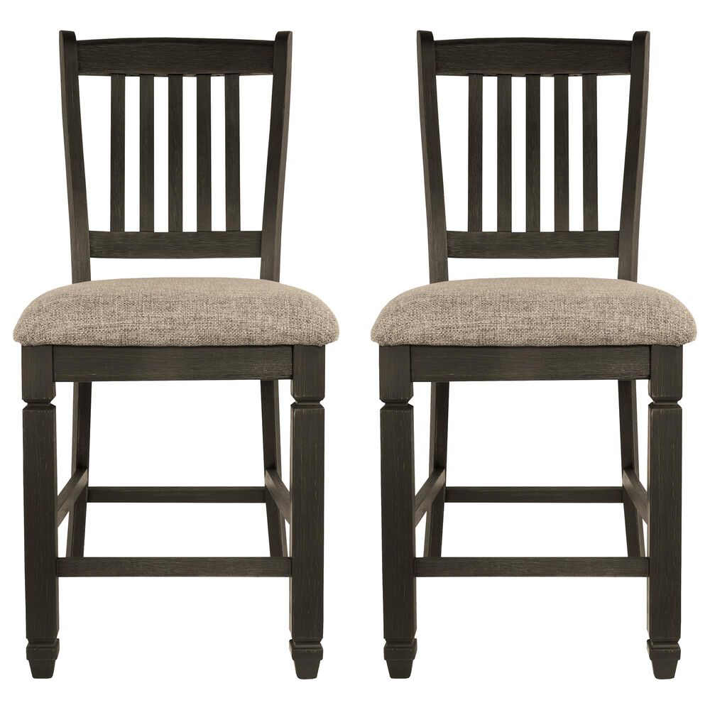 Ashley Tyler Creek Counter Stool in Grayish Brown &#40;Set of 2&#41;, , large
