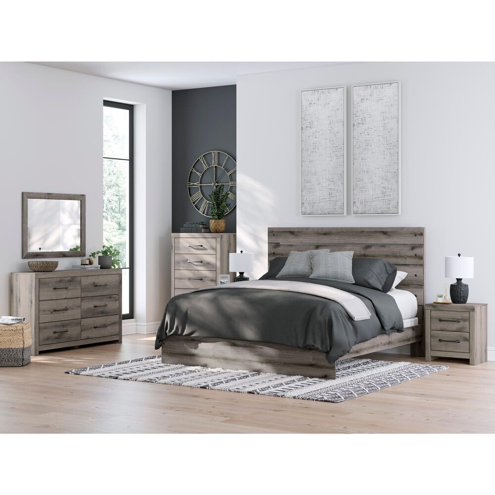 Ashley Graystorm 2-Drawer Nightstand in Weathered Gray, , large