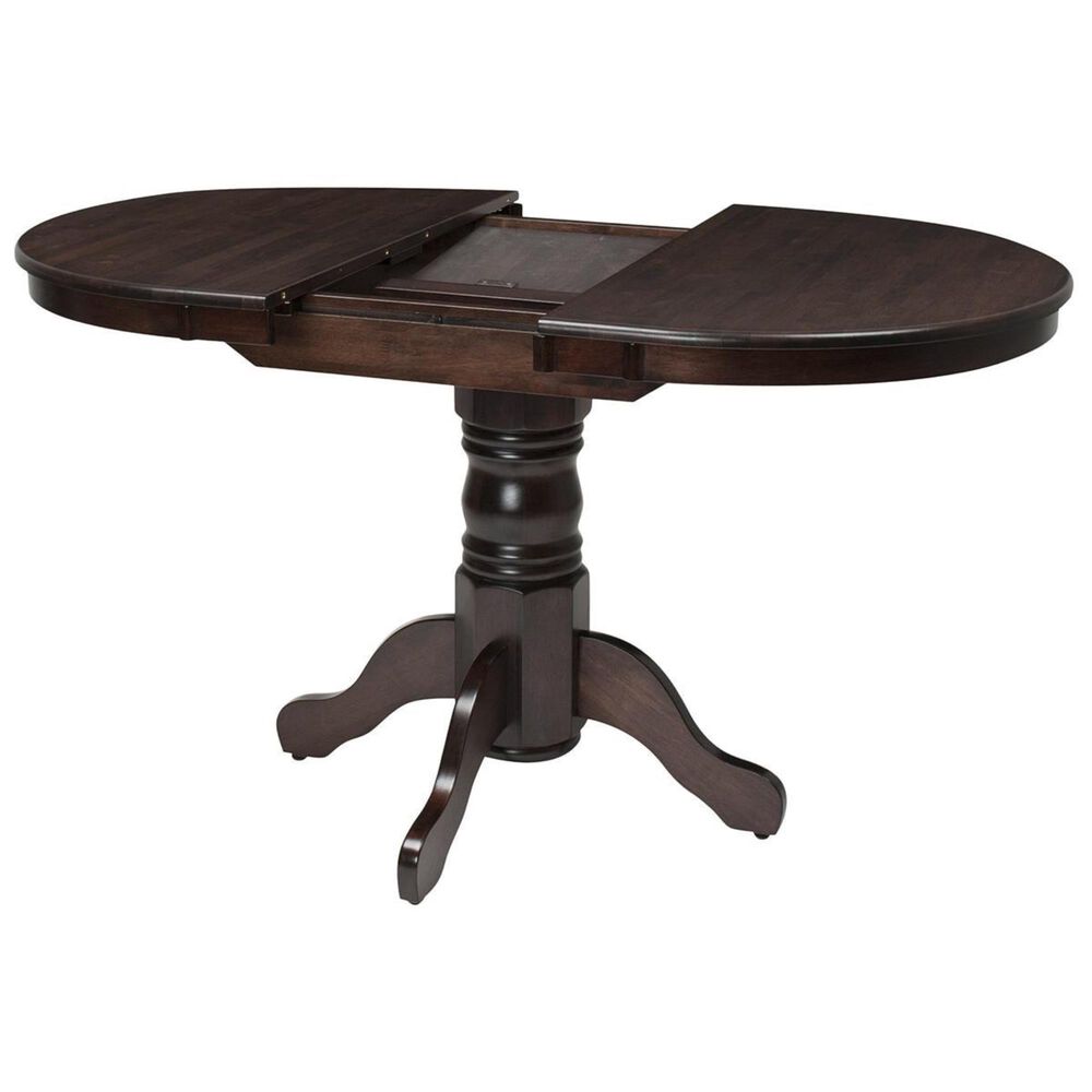 CorLiving Dillon Pedestal Dining Table in Cappuccino - Table Only, , large