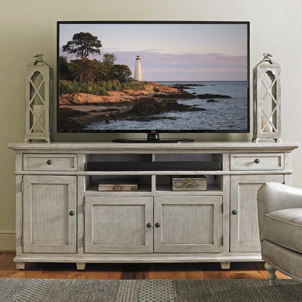 Lexington Furniture Oyster Bay Kings Point Large Media Console in Oyster, , large