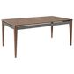 Blue River Orbit Outdoor Rectangular Dining Table in Weathered Brown - Table Only, , large