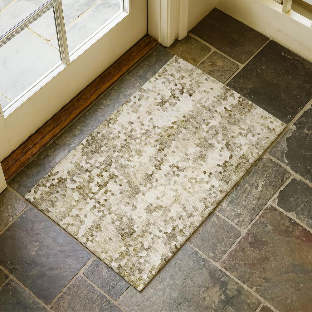 Dalyn Rug Company Lumara LM5 Khaki 1'8" x 2'6" Area Rug, , large