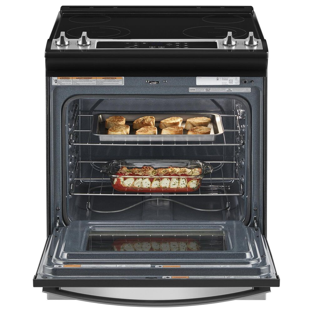 Whirlpool 4.8 Cu. Ft. Electric Range with Frozen Bake in Stainless Steel, , large