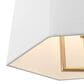 Visual Comfort Studio Lille 20" 4-Light Pendant Light in Gild with Faux Raw Silk Shade, , large